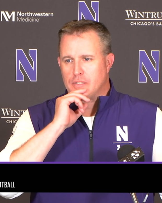 Pat Fitzgerald Postgame Press Conference: Michigan State
